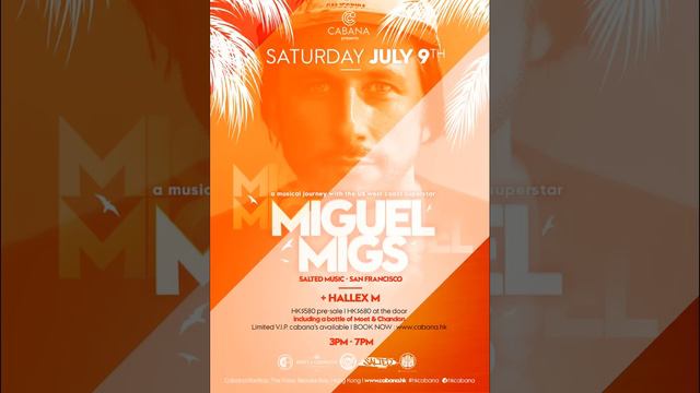 Miguel Migs @ Cabana Rooftop, Hong Kong ♫ Salted Music ♫ Live Mix смотреть онлайн