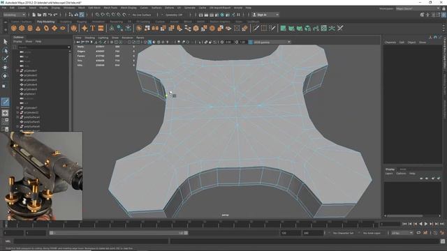 Game Ready HardSurface 3D Modeling Photorealistic Rendering Maya Blender Telescope Gun Modeling смотреть онлайн
