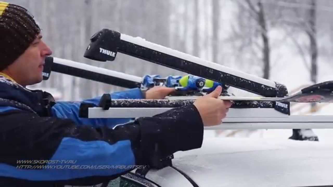 Обзор Thule. Багажники для лыж смотреть онлайн