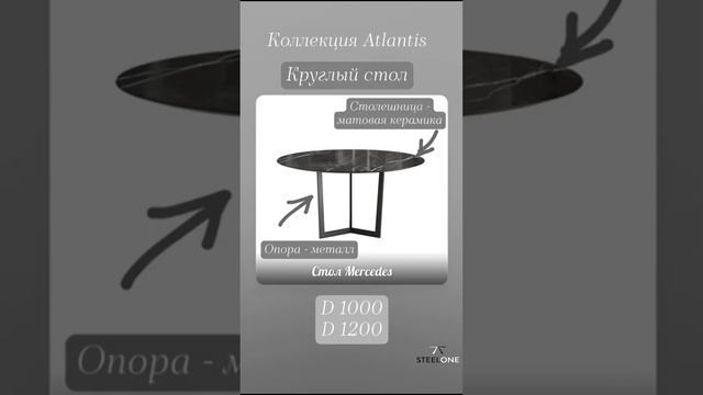 Коллекция Argo и Atlantis. Стол Mercedes смотреть онлайн
