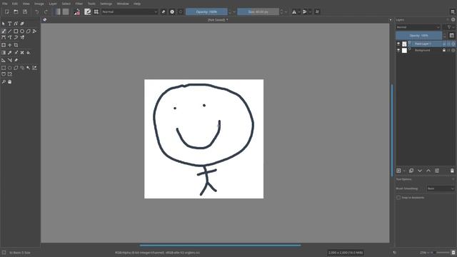 HOW TO RESIZE THE CANVAS WITHOUT SCALING YOUR ART - KRITA TUTORIAL
