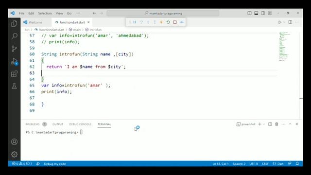 Function in dart language #youtuber #subscriber смотреть онлайн