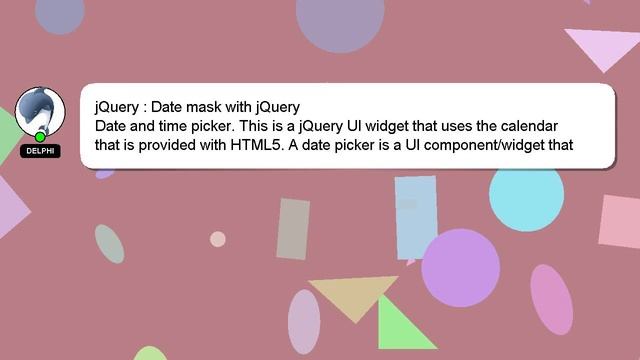 jQuery : Date mask with jQuery смотреть онлайн