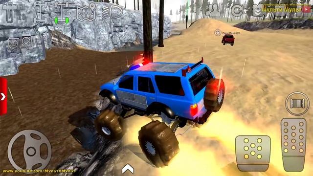 Monster Truck Mud Battle - Police Jeep Offroad Outlaws 2020 - Best Android GamePlay #3 смотреть онлайн