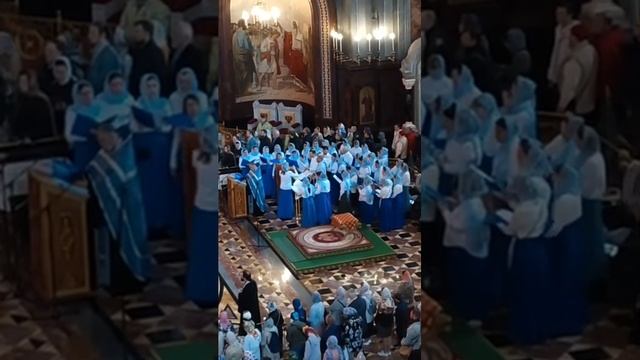 Храм Христа Спасителя! О Всепетая Мати - киевского распева! смотреть онлайн