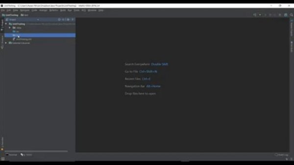 Unit Testing Java Application Using JUNIT  IntelliJ IDEA  05