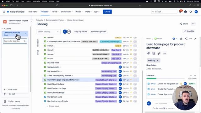 Scrum vs Kanban Boards for Scrum Masters in Jira | Atlassian Jira смотреть онлайн