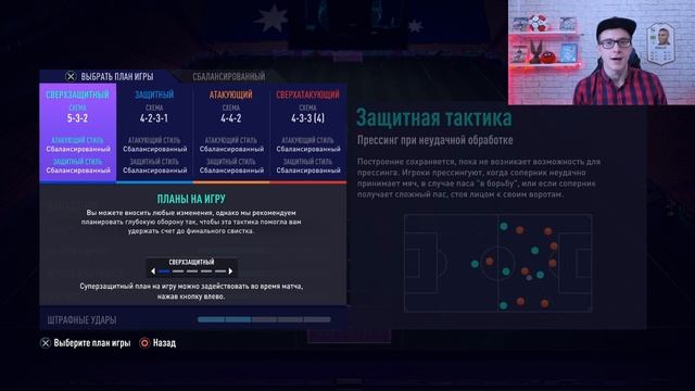 ТОП-3 ЛУЧШИХ СХЕМ ДЛЯ ЗАЩИТЫ В FIFA 21 / ТАКТИКИ / ЗАДАЧИ смотреть онлайн