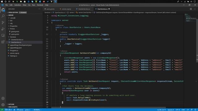 Getting Started With Data Streaming Using GRPC On DotNet Core And C# смотреть онлайн