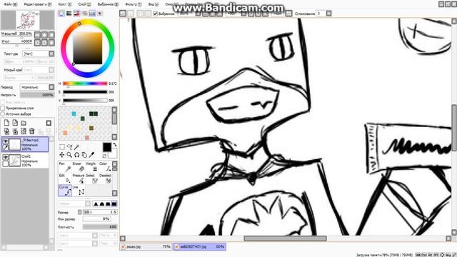 Как рисовать и сохранять в PAINT TOOL SAI! смотреть онлайн