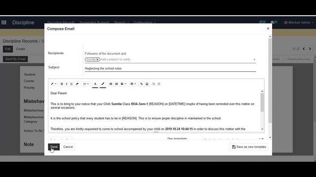 How to Configure Misbehaviour Category and Manage Discipline Records of the Students смотреть онлайн