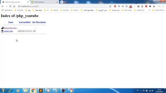 Learn php in Arabic #1 - detection par defalt Browser ( index.php index.html ) смотреть онлайн