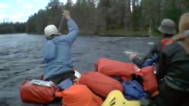 Водный поход Карелия 2009 (р. Кереть) - 05 смотреть онлайн