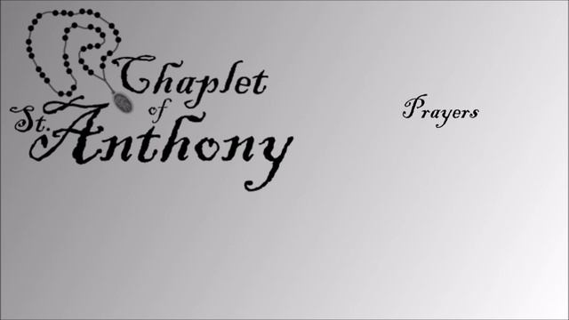 Pater Noster - Ave Maria - Gloria Patri (Latin) - Chaplet of St. Anthony смотреть онлайн