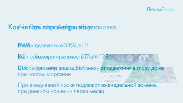 Обзор контактных линз Air Optix For Astigmatism