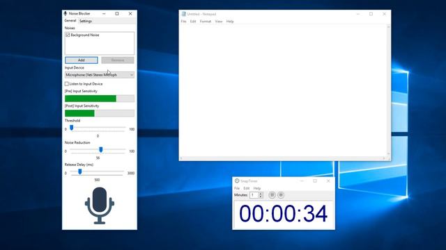 How to reduce microphone noise with Noise Blocker смотреть онлайн