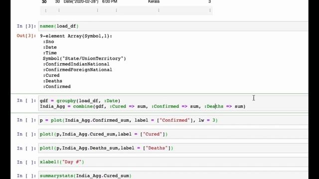 In Julia, How to Load CSV, Use Grouping in a Dataframe and Make Plots смотреть онлайн