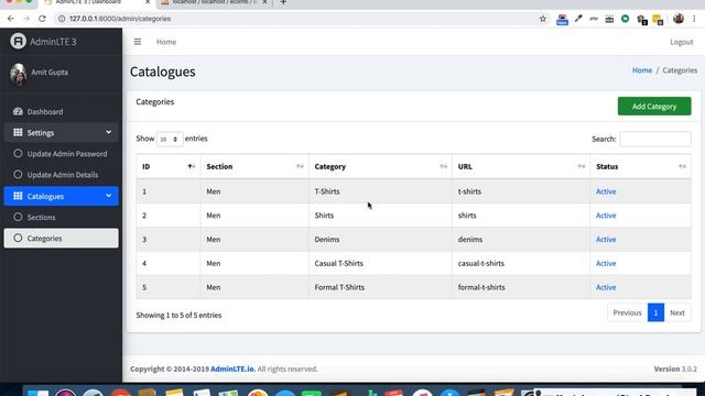 #24 Make E-com in Laravel 7 | Categories in Admin Panel (VI) | Display Parent Categories / Sections смотреть онлайн