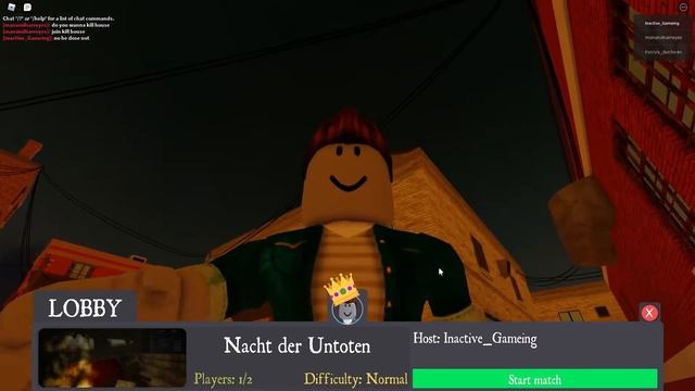 Roblox . inactive goes and defeats zombies and louses at wave's lower than 6 смотреть онлайн