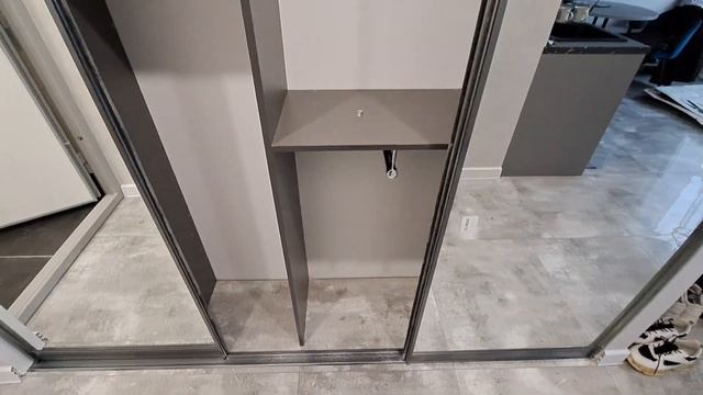Встроенный шкаф-купе Мебельной Фабрики "MGS" Built-in wardrobe of the Furniture Factory "MGS" смотреть онлайн