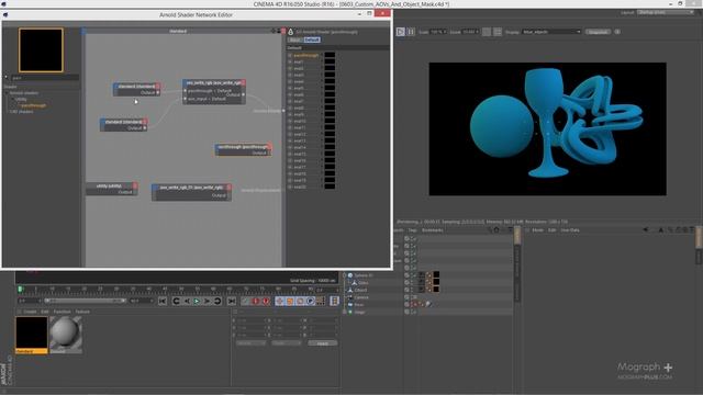 Tutorial No.36 : Learn how to use Custom AOVs and Object Mask in Arnold For Cinema 4d смотреть онлайн