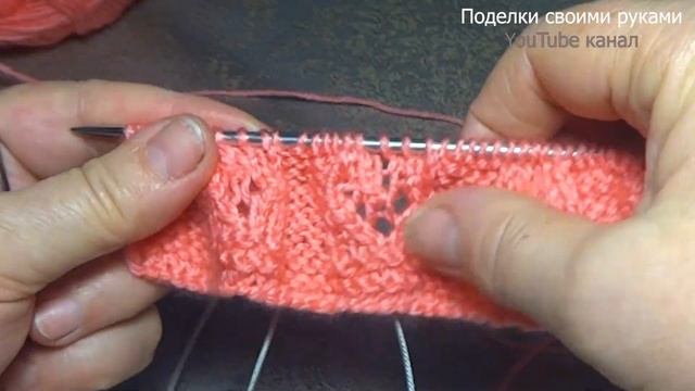 Как связать шарф спицами. смотреть онлайн