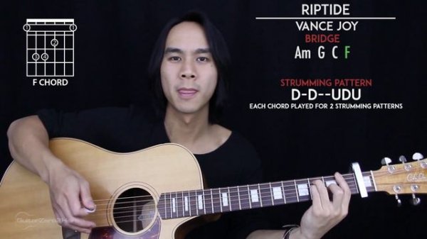 Riptide Guitar Cover Acoustic - Vance Joy 🎸 |Chords|