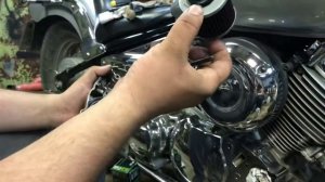 Замена масла на мотоцикле YAMAHA DRAG STAR 400