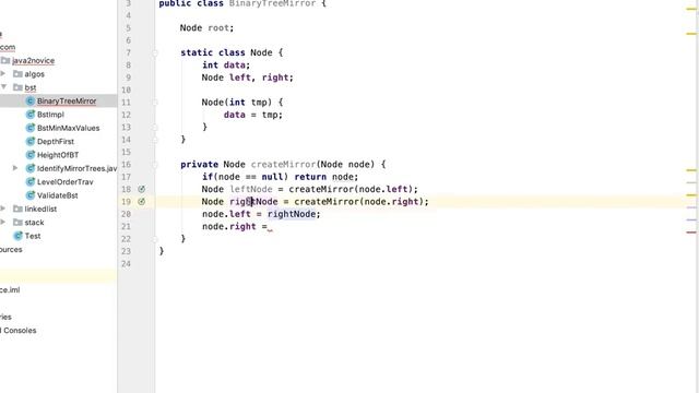 Convert Binary Tree Into Its Mirror Tree смотреть онлайн
