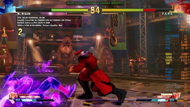 Street Fighter V Benchmark RTX 3070 Ti | i9 10850K смотреть онлайн