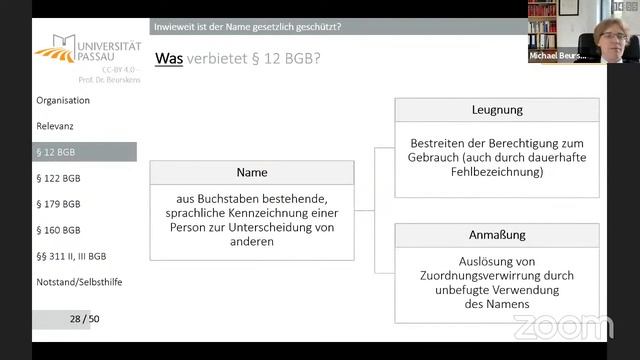 Gesetzliche Schuldverhältnisse - 01 - Einführung (13.04.2021) смотреть онлайн