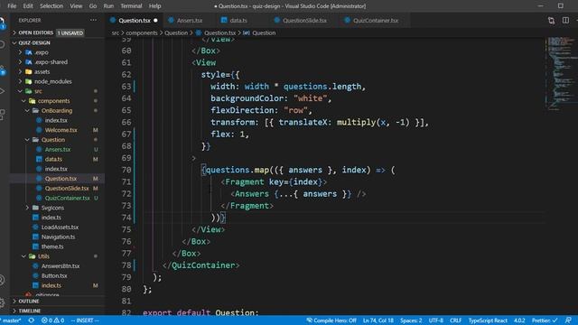 React native quiz game app - Fullstack React Native Project смотреть онлайн