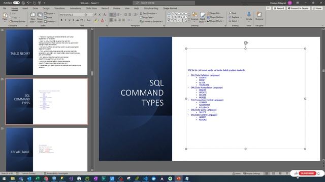 29-Command Types | SQL Tutorial смотреть онлайн