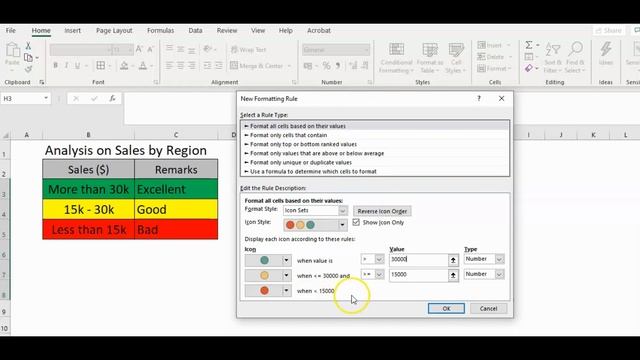 How to Create Traffic Light in Excel using Conditional Formatting - (Lesson 9) смотреть онлайн
