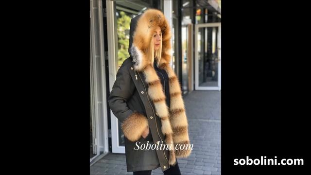 Женская парка с мехом степной лисы! Реальное видео парки смотреть онлайн