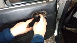 #Жоповозка   Toyota Corolla AE100  ЧАСТЬ4 (ремонт двери и замка)