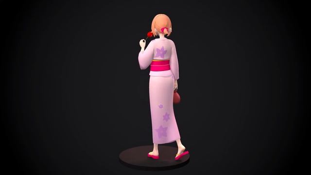Hinata Tachibana 3D model | Tokyo Revengers смотреть онлайн