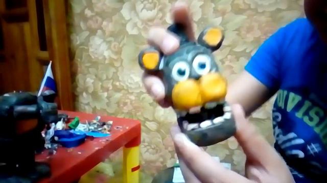 АНИМАТРОНИК ОЛД ФРЕДДИ ИЗ ПЛАСТИЛИНА, НОВАЯ ВЕРСИЯ, МАСКА ФРЕДДИ СВОИМИ РУКАМИ, video for kids смотреть онлайн