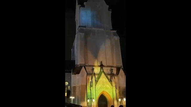 Католическое Рождество .Лазерное шоу. смотреть онлайн