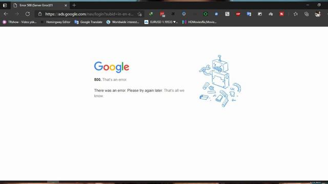 Google ads 500 error, google ads down , google ads showing error, google ads new updates смотреть онлайн