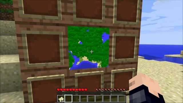 Tip: How to Make a Map Wall in Minecraft смотреть онлайн