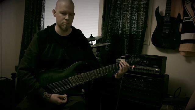 EXHALE KAOS - jamming on Harley Benton fanfret 8 stringer in djenty way смотреть онлайн