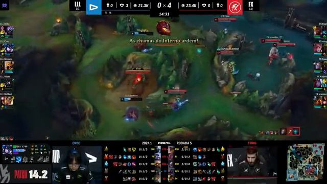 CBLOL 2024: 1ª Etapa - Fase de Pontos - Md1 | LOUD x Fluxo смотреть онлайн