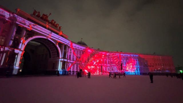 ПИТЕР. СВЕТОВОЕ ШОУ. Что было на Дворцовой Площади? смотреть онлайн