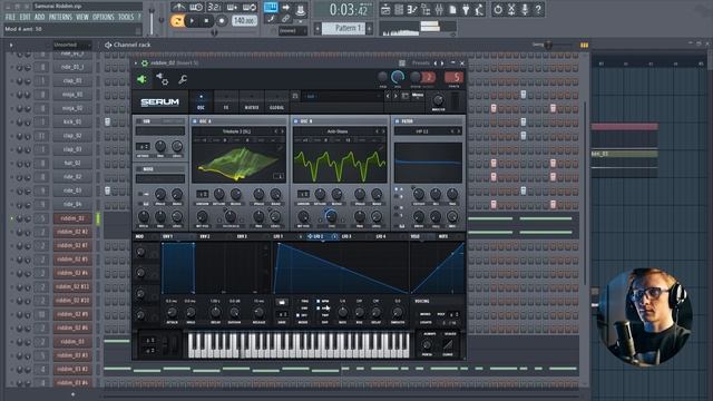 How to make heavy Riddim Dubstep bass sound in Serum смотреть онлайн