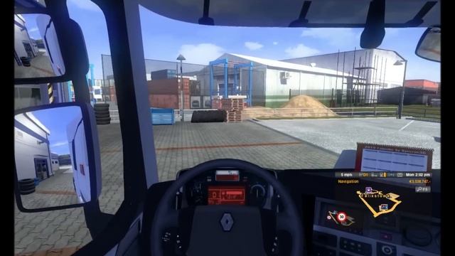 Euro Truck Simulator 2 Mod: Renault Range T смотреть онлайн
