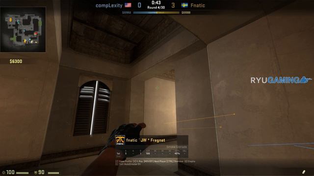 CS:GO - Fnatic Bombsite A Strategy On Mirage (Valve's) - RyuGaming.com