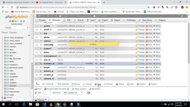 Laravel Student Information System Part 26 Insert Teacher смотреть онлайн
