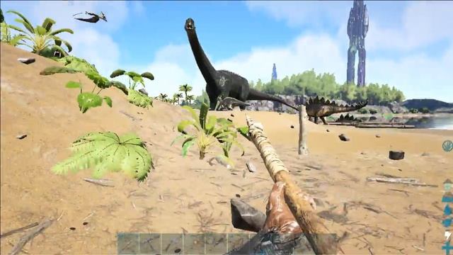 ARK:Survival Evolved(Solo) e16 Зафармили металл, приручили птера. смотреть онлайн