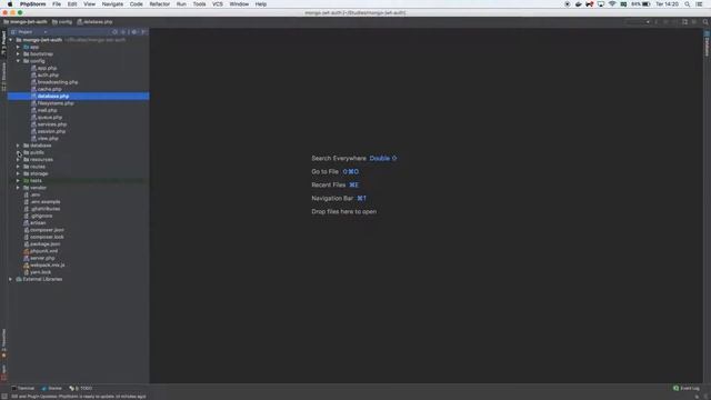Configurar jesseregers-mongodb env. e config/database.php смотреть онлайн